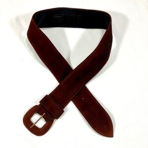 Brown Suede Belt